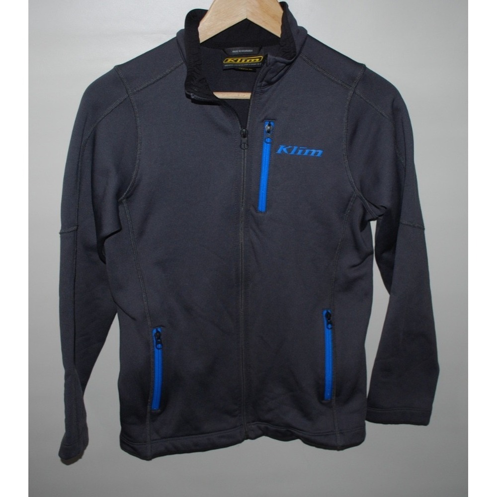 Klim Youth Fleece Jacket XL Gray Blue – Used, Good Condition